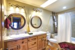 Master En-Suite Bath, Jack & Jill Sinks, Combiniation Tub/Shower